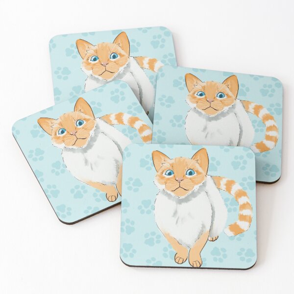 Item preview, Cute Flamepoint Siamese Cat designed and sold by Lady-Emerelda.