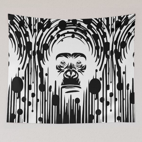 Item preview, Gorilla Bored Ape With Dripping Paint designed and sold by Unicorn Trainwreck.