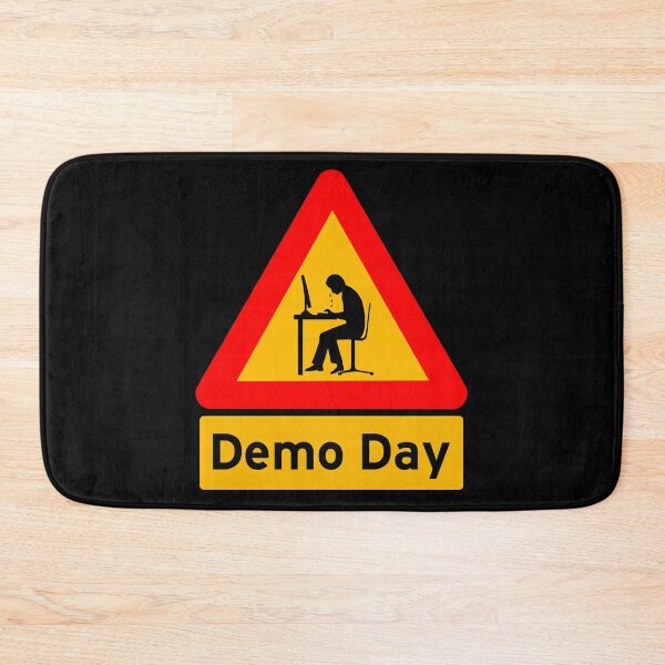 Item preview, 'Agile Demo Day' Computer Man Crying - Funny Road Sign Design designed and sold by Ridiculam Toga.