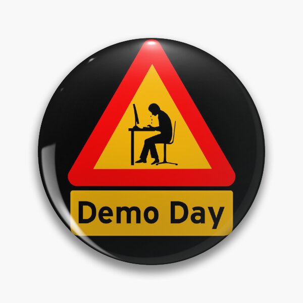 Artikelvorschau, „Agile Demo Day“ weinender Computermann – lustiges Verkehrsschild-Design entworfen und verkauft von Ridiculam Toga.