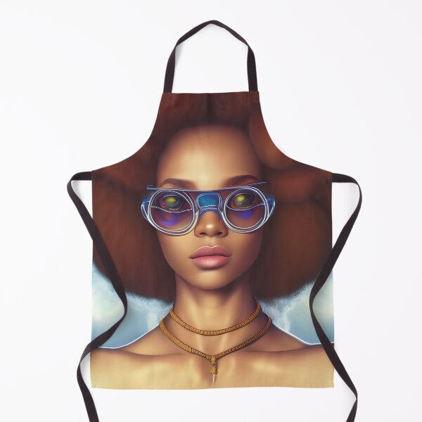 Artikelvorschau, Afro-Pop-Art einer schönen schwarzen Frau mit modischer Brille entworfen und verkauft von NoirCultureC-2.