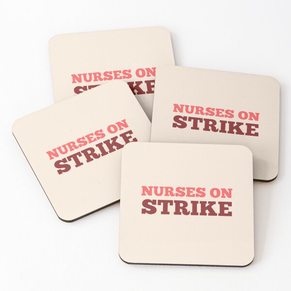Item preview, Nurses on Strike | We March for Nurses | Nursing designed and sold by DesignsRN.