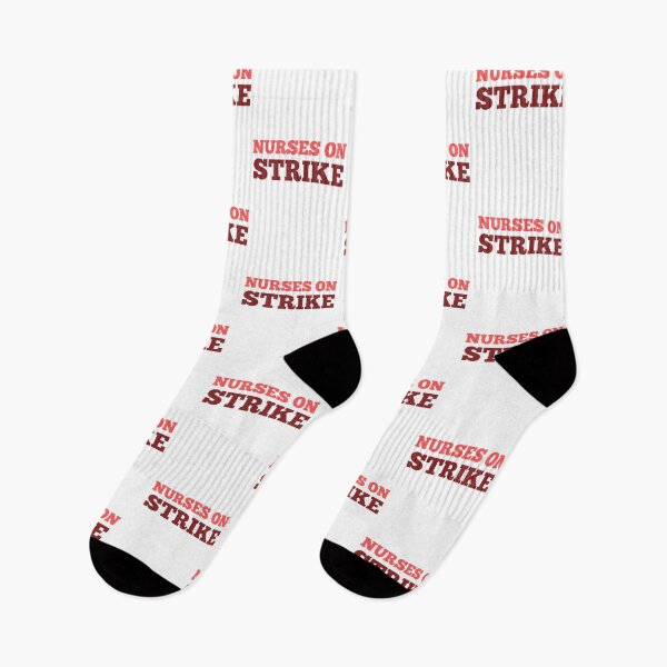 Item preview, Nurses on Strike | We March for Nurses | Nursing designed and sold by DesignsRN.
