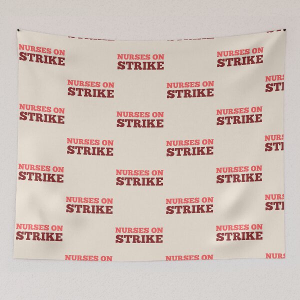 Item preview, Nurses on Strike | We March for Nurses | Nursing designed and sold by DesignsRN.