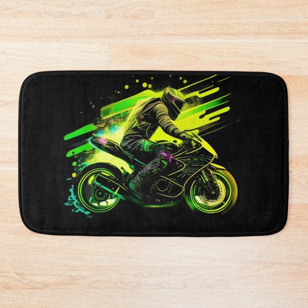 Artikelvorschau, Futuristisches grünes Neon-Superbike entworfen und verkauft von verluxe.