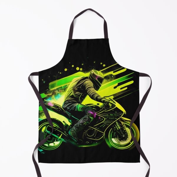 Artikelvorschau, Futuristisches grünes Neon-Superbike entworfen und verkauft von verluxe.