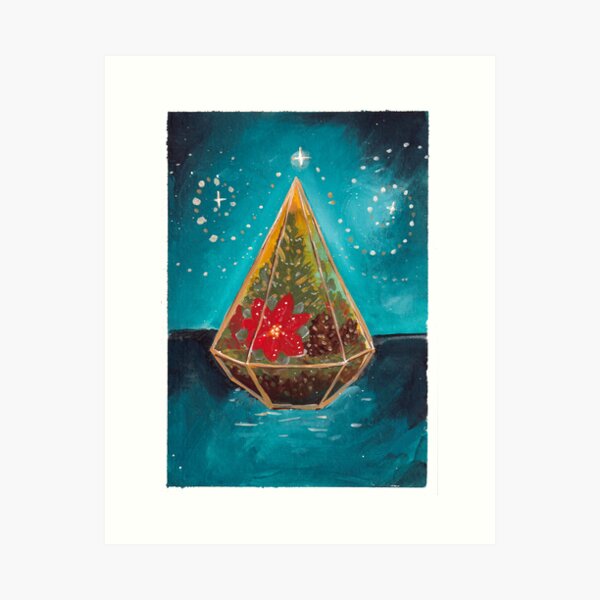 terrarium de noel Impression artistique