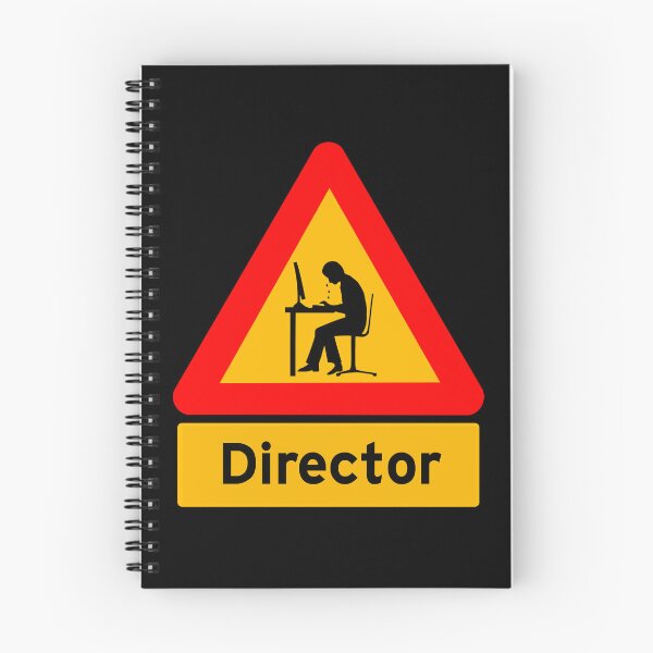 Item preview, 'Director' Computer Man Crying - Funny Road Sign Design designed and sold by Ridiculam Toga.