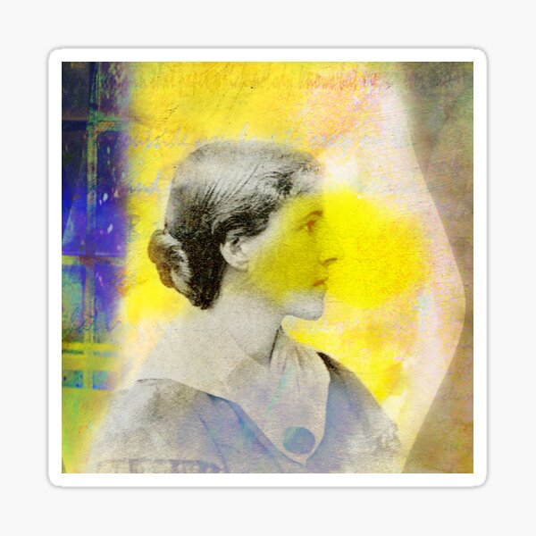 The Yellow Wallpaper Sticker