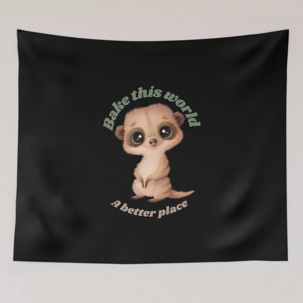 Item preview,   Bake this world a better place with cute meerkat⭐️⭐️⭐️⭐️⭐️  designed and sold by Speckledfrog.