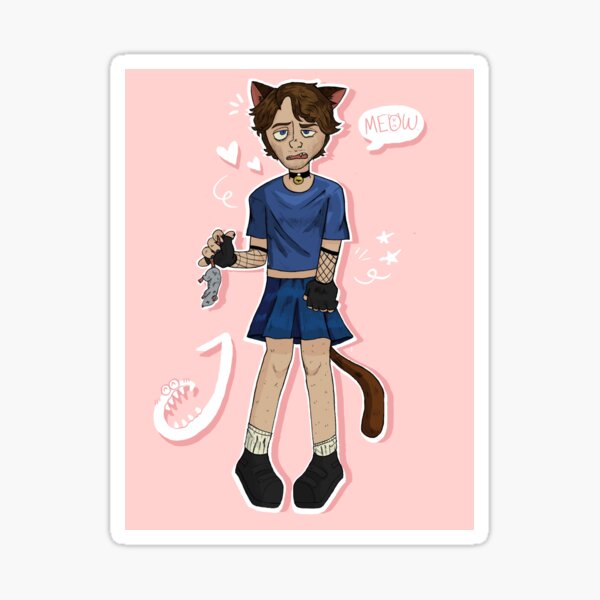 Item preview, Catboy Jerma designed and sold by cannibalcookout.
