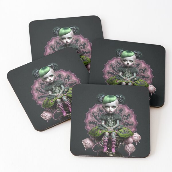 Artikelvorschau, Dollie Delight Green ii - Fantasy-Kunst-Puppen-Meme entworfen und verkauft von ThatFeeling.