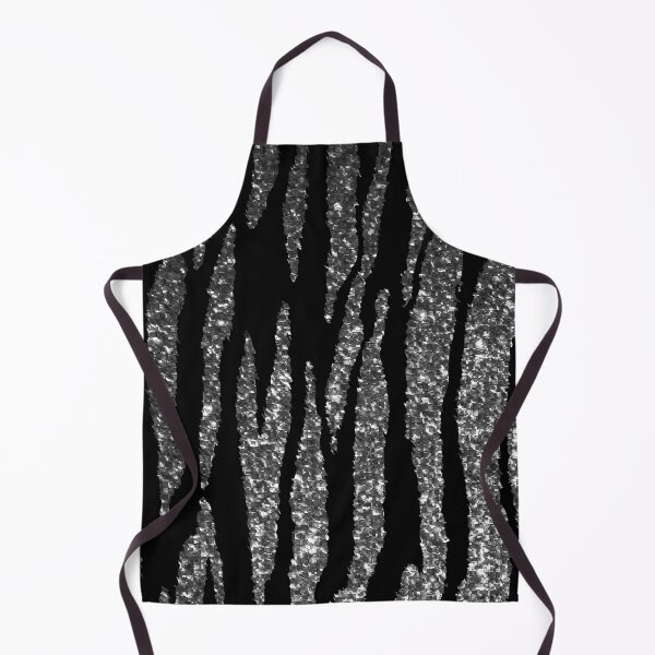 Item preview, Black and Silver Glitter Zebra Stripes designed and sold by DonnaSiggy.