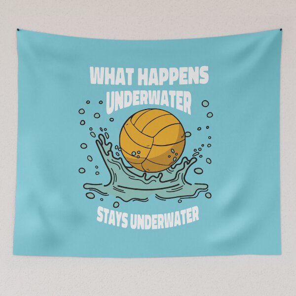 Item preview, Funny Water Polo Player Ball Cartoon designed and sold by MrEddie10.