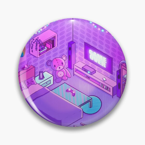 Item preview, Neon gamer room bedroom designed and sold by Kroshkacahes.