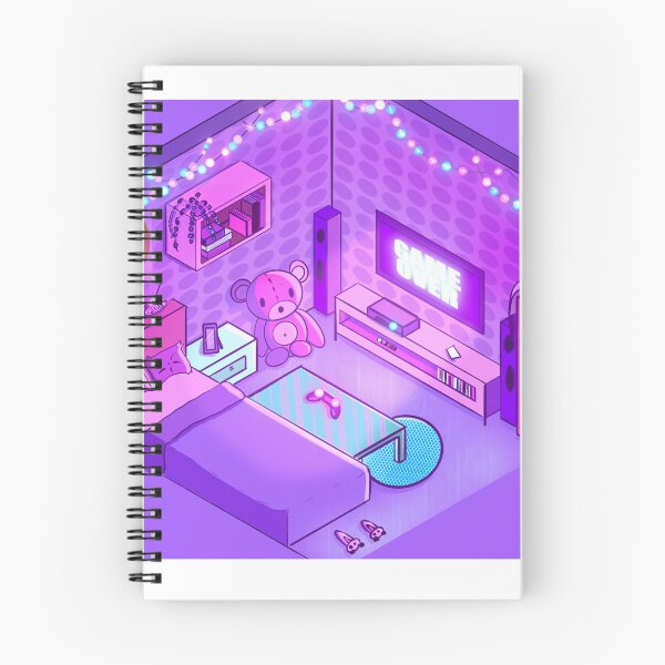 Item preview, Neon gamer room bedroom designed and sold by Kroshkacahes.