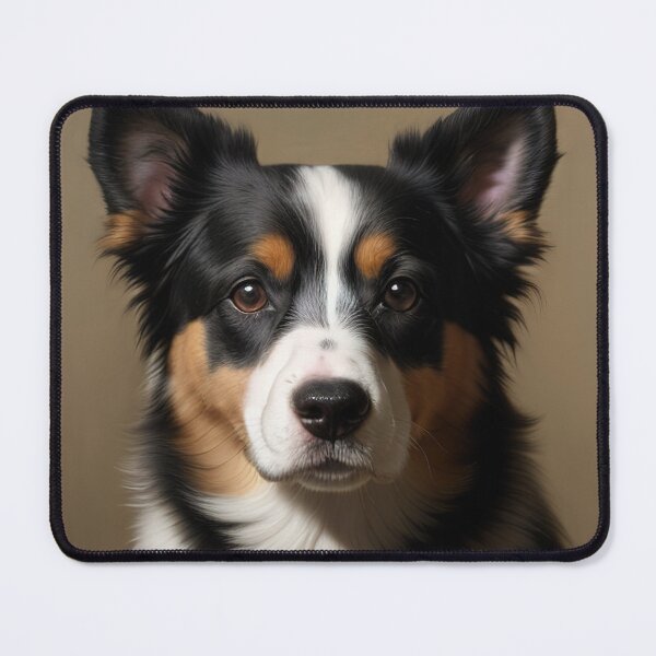 Item preview, Canine Majesty: Miniature American Shepherd Portrait designed and sold by DavesDogShop.
