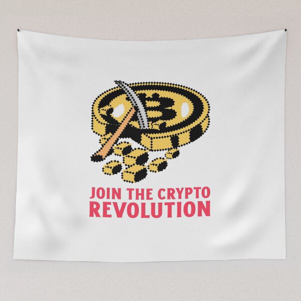 Item preview, Join The Crypto Revolution Crypto designed and sold by Harmonick-Tees.