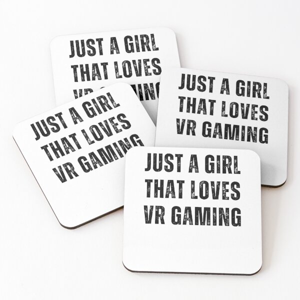 Item preview, Just A Girl That Loves Virtual Reality Gaming Birthday Quote Words Only Metaverse designed and sold by DadJokeDescript.