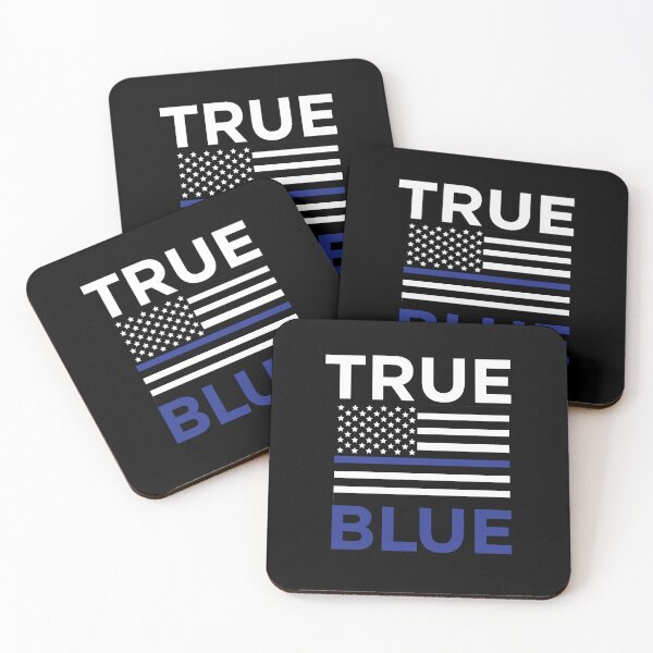 Item preview, True Blue - Thin Blue Line - Back The Blue designed and sold by ThreadofHonor.