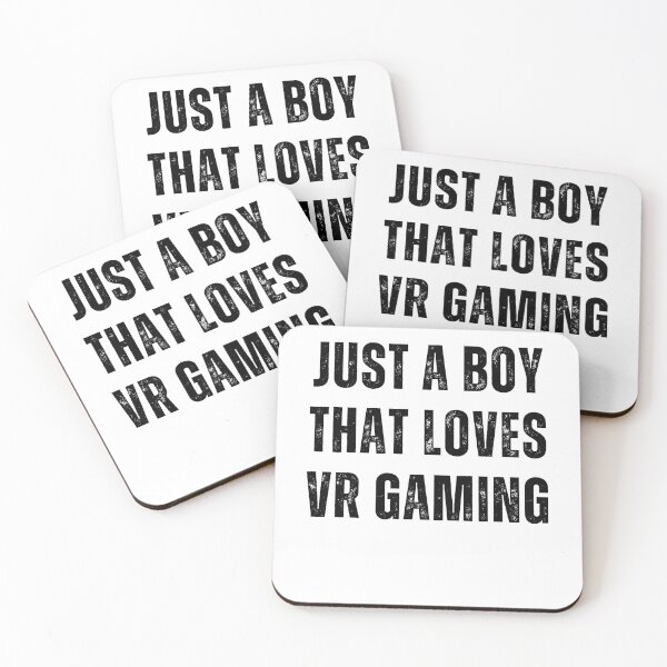 Item preview, Just A BoyThat Loves Virtual Reality Gaming Gaming Birthday Quote Words Only Metaverse designed and sold by DadJokeDescript.