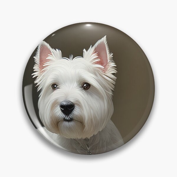 Artikelvorschau, Canine Majesty: West Highland White Terrier Portrait entworfen und verkauft von DavesDogShop.