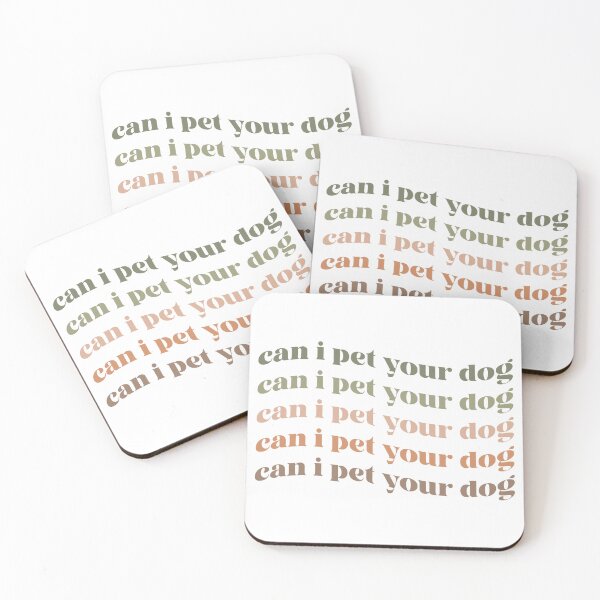 Item preview, can I pet your dog green gradient designed and sold by katekozuch.