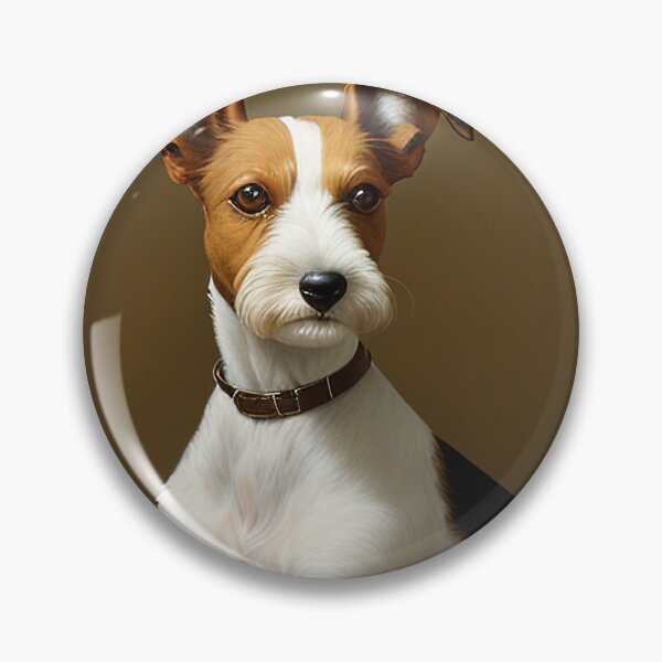 Artikelvorschau, Canine Majesty: Fox Terrier Portrait entworfen und verkauft von DavesDogShop.