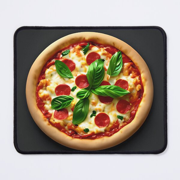 Item preview, Peperoni Pizza Pattern - Black BG designed and sold by JoanNinjaHen.