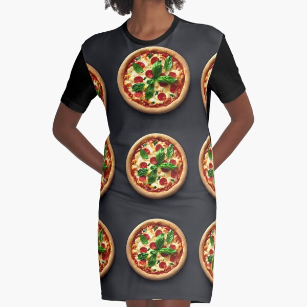 Artikel-Vorschau von Peperoni-Pizzamuster - Schwarz BG, designt und verkauft von JoanNinjaHen.