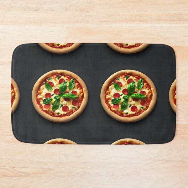 Item preview, Peperoni Pizza Pattern - Black BG designed and sold by JoanNinjaHen.
