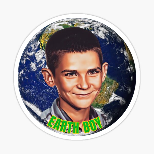 Earth Boy Sticker