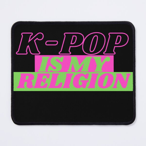 Item preview, K-Pop Is My Religion Black Light UV Reactive designed and sold by MeetMatilda.