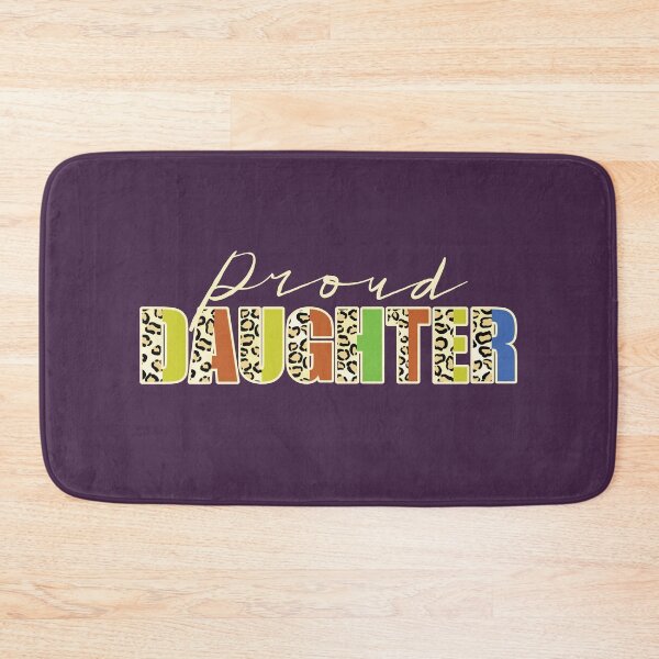 Item preview, Proud Daughter Leopard Print Text Retro Family Quote designed and sold by CRHPOD20.