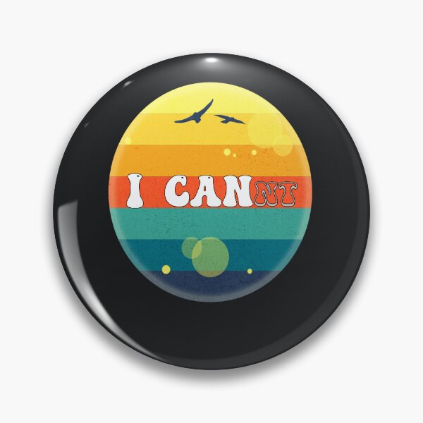 Item preview, Suset Retro Design I Can Inspirational Quote designed and sold by Cute & Sassy Custom Gifting Boutiques.