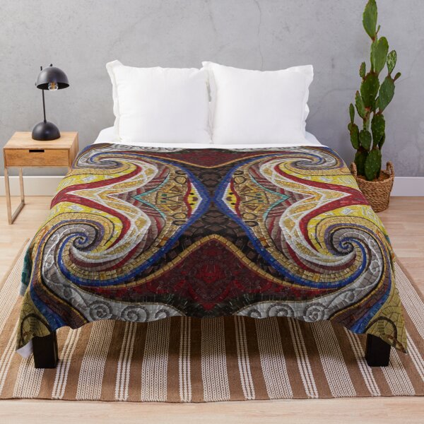 Item preview, anatolian ethnic multicolored decorative mosaic pattern designed and sold by ErhanArt.