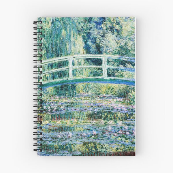 Item preview, Monet Water Lilies and Japanese Bridge 1899 designed and sold by PureVintageLove.