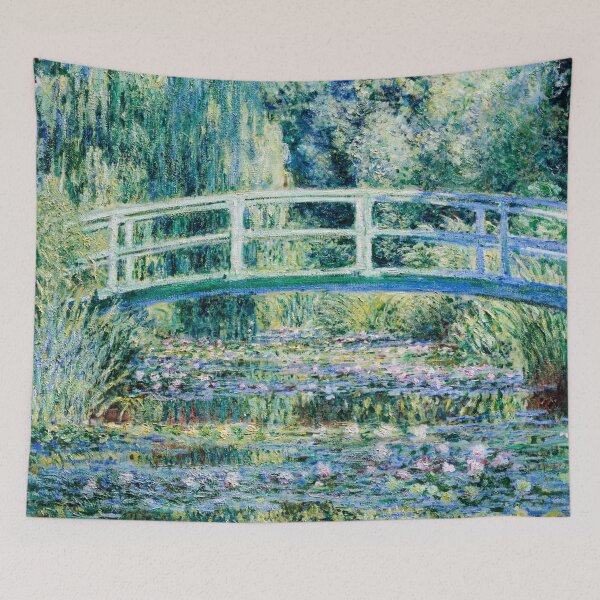 Item preview, Monet Water Lilies and Japanese Bridge 1899 designed and sold by PureVintageLove.
