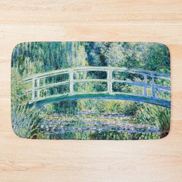 Item preview, Monet Water Lilies and Japanese Bridge 1899 designed and sold by PureVintageLove.