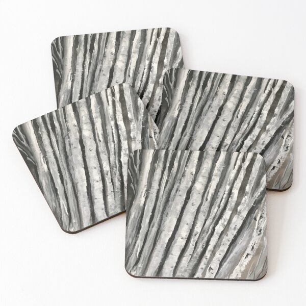Item preview, Impressionist Birches  designed and sold by galleriamontej.