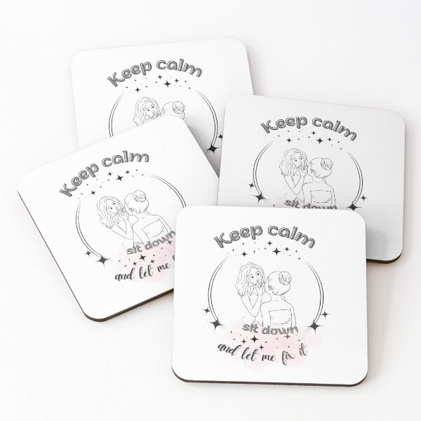 Item preview, Keep calm sit down and let me fix it, make up artist, beauty specialist  designed and sold by SquirrelNat.