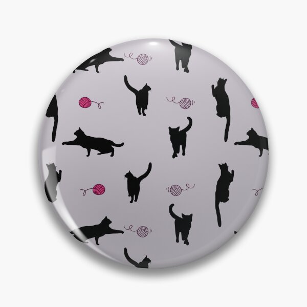 Item preview, Cat Silhouettes Playing with Balls of Yarn designed and sold by FringyGingy.