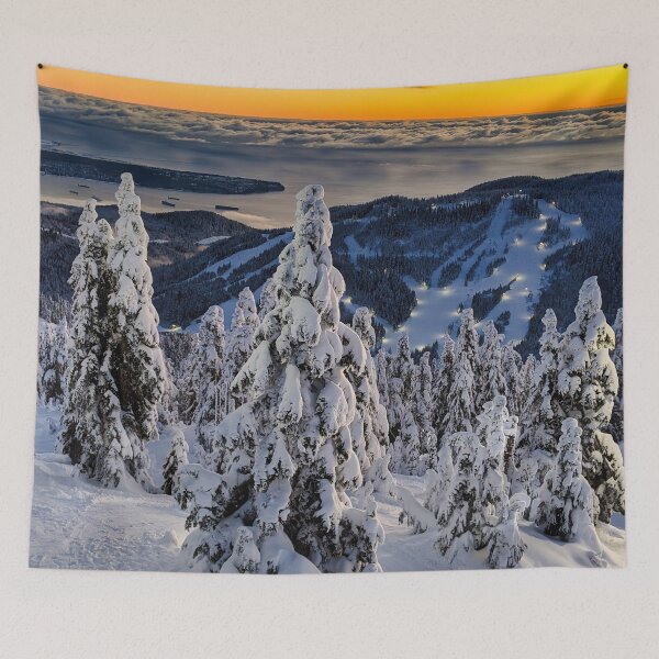 Item preview, Scenic view of the Rough ice and snow in Christmas designed and sold by ImgPrint.