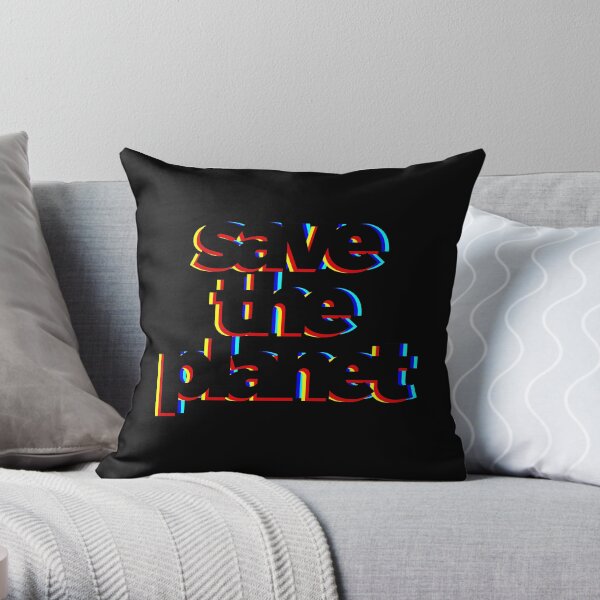 Save The Planet Throw Pillow