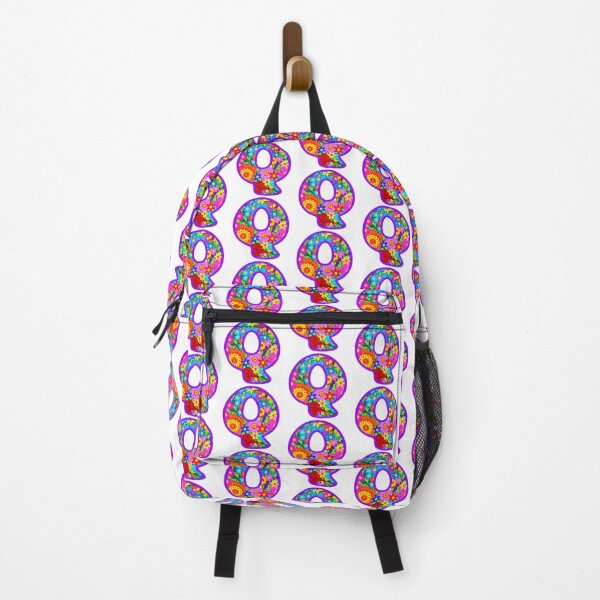 Item preview, PurplePurple Floral Alphabet Letter O – Colorful Boho Psychedelic Flower Typography Art designed and sold by Vividality.