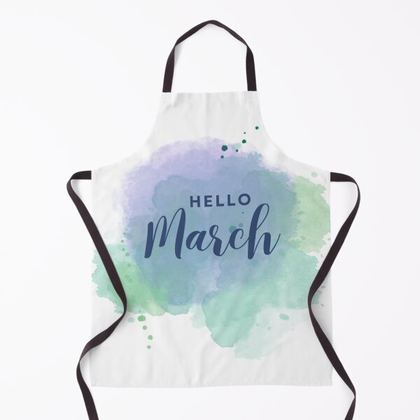 Item preview, Hello March - watercolour designed and sold by PeachesandPear.