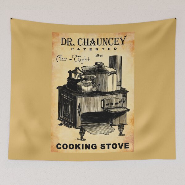 Item preview, Dr. Chauncey Patented Air-Tight Cooking Stove 1830 designed and sold by Daniel Hagerman.