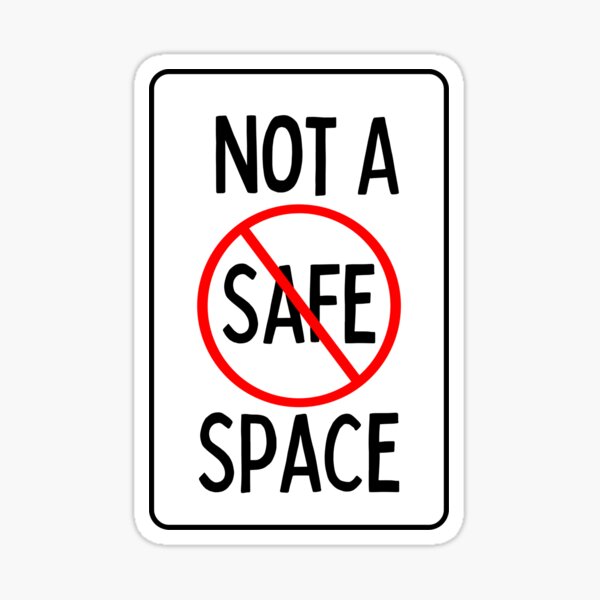 Item preview, Not A Safe Space - Anti-Woke - No Wokeism - Funny Offensive Politics designed and sold by Sophie’s Tees.