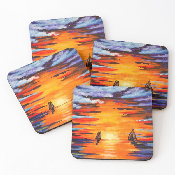 Item preview, Basking in the Sunset designed and sold by Megan JL Evans Art.