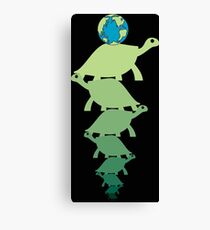 Turtles all the way down (ocd awareness) Canvas Print